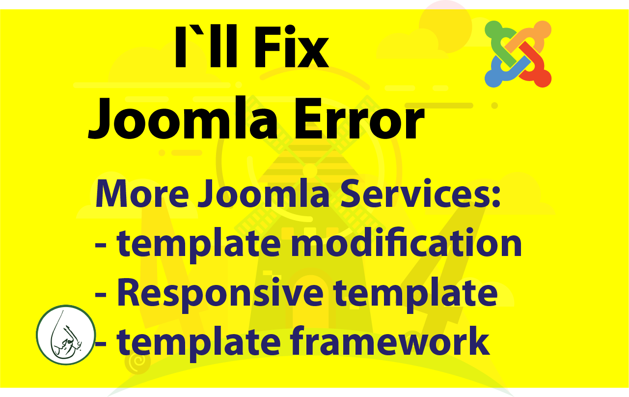 I will fix any joomla error and templates issue